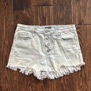 Wild Fable Distressed Light Blue Jean Shorts